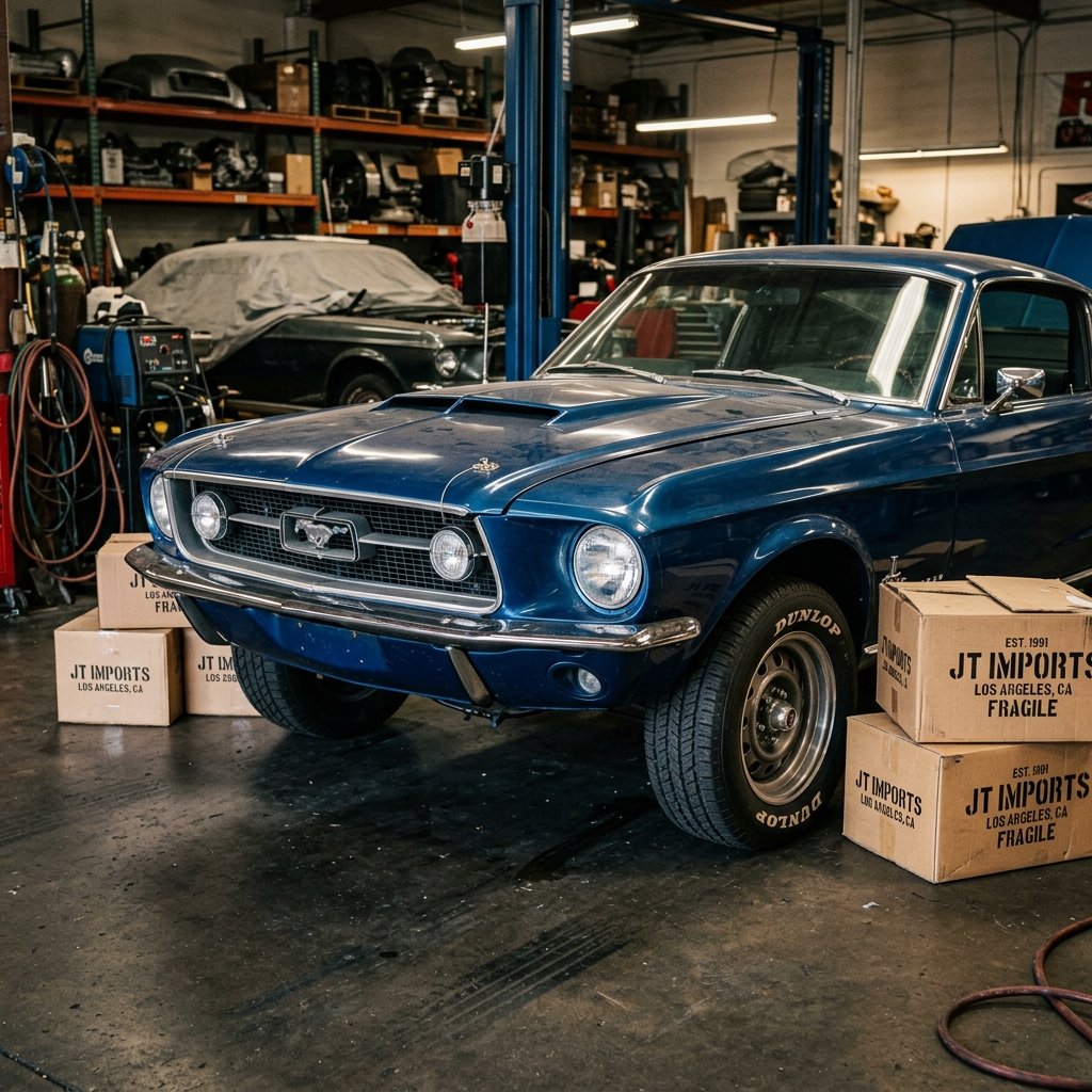 Restauración de Ford Mustang 1967 - JT Imports